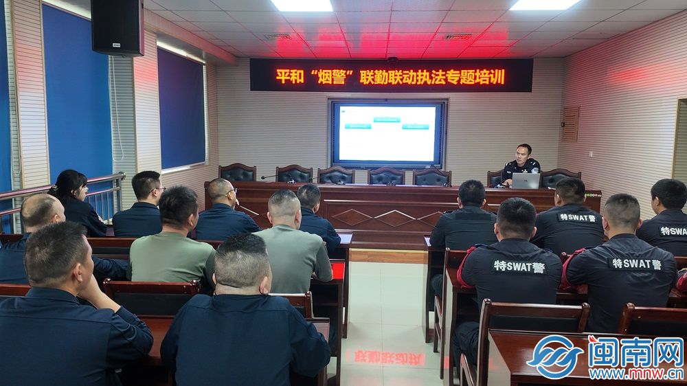 平和县烟草专卖局联合公安部门开展打假打私联合培训(图1)